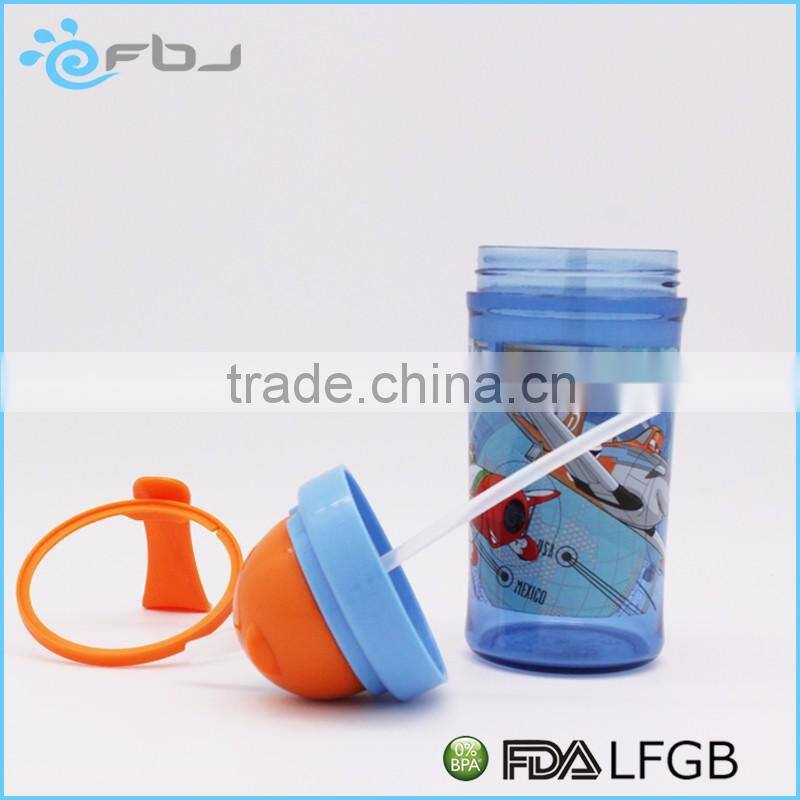 PC Plastic Type And Plastic Material Clear Kids Plastic Water Bottles .