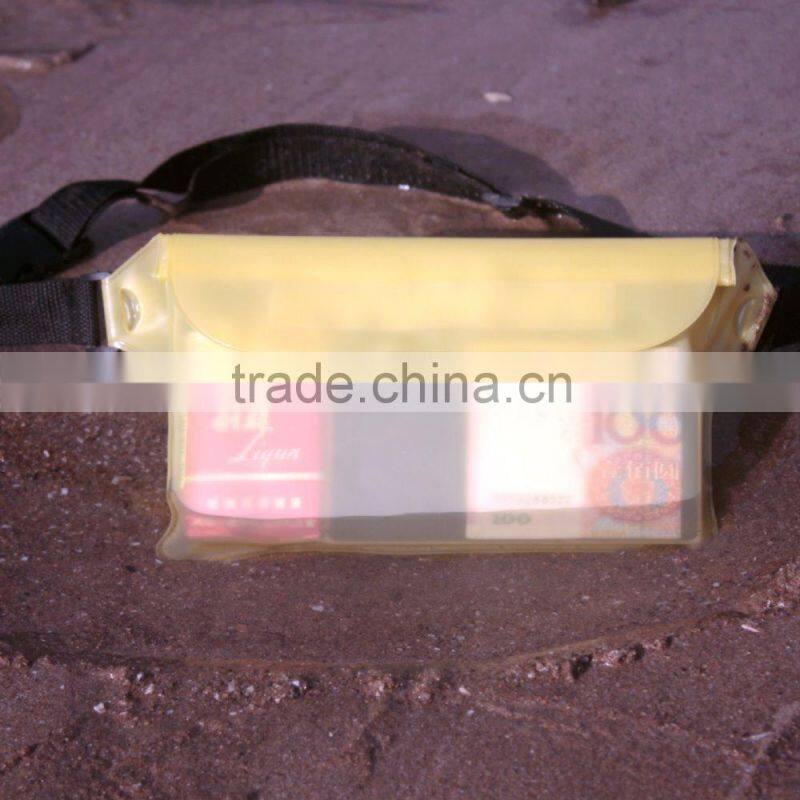 Outdoor swimming drifting PVC waterproof waist pouch