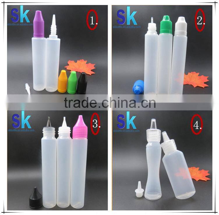 30ml unicorn bottle e liquid pen shape bottle with childproof and tamper evient cap