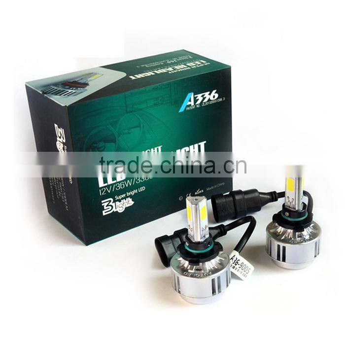 2015 HOT HOT SELL !360 Emitting Best quality 3 side super bright led headlight for toyota avanza