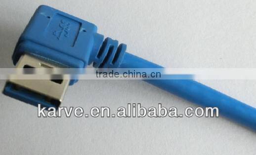high-speed & factory-manufactured USB 3.0 right angled