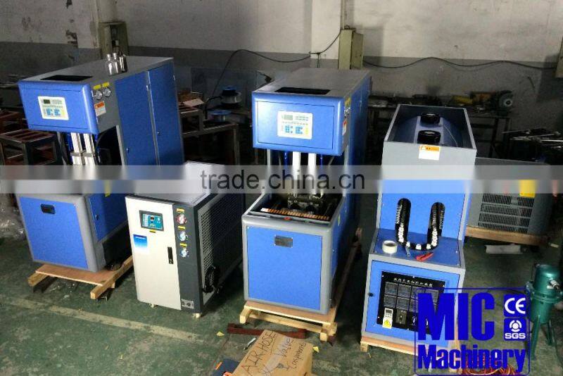 Micmachinery widely used bottle blowing process plastic blow molding machine water bottle blowing machine