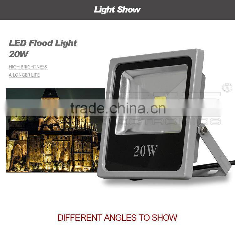 Low power high lumen cob dc 12v led flood light 30 watt