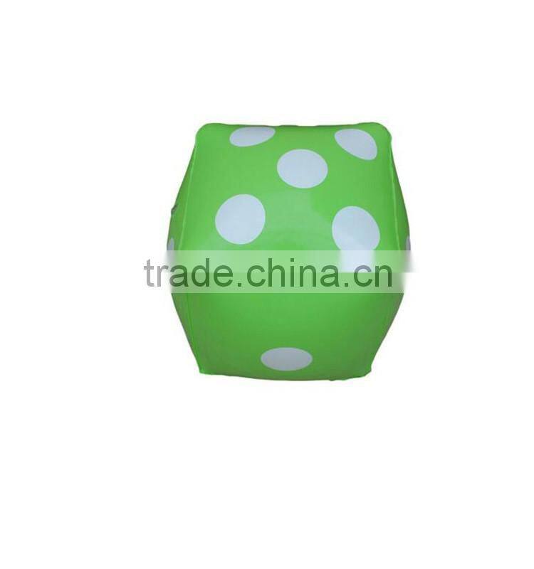 Inflatable colour dice,PVC toys