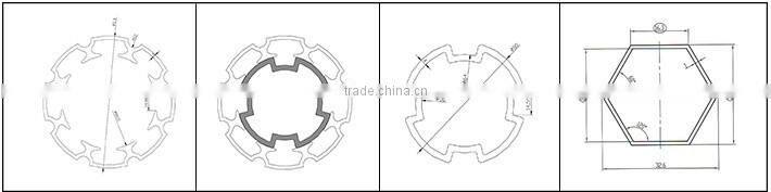 Brilliance High Performance Good Price Aluminum Extrusion Fence