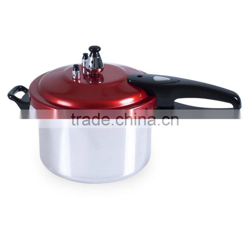 Anodized golden lid pressure cooker