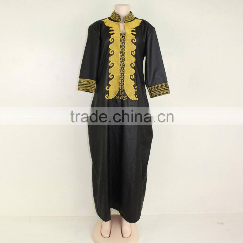New arrival plus size clothing muslim unisex dress maxi dress 2016