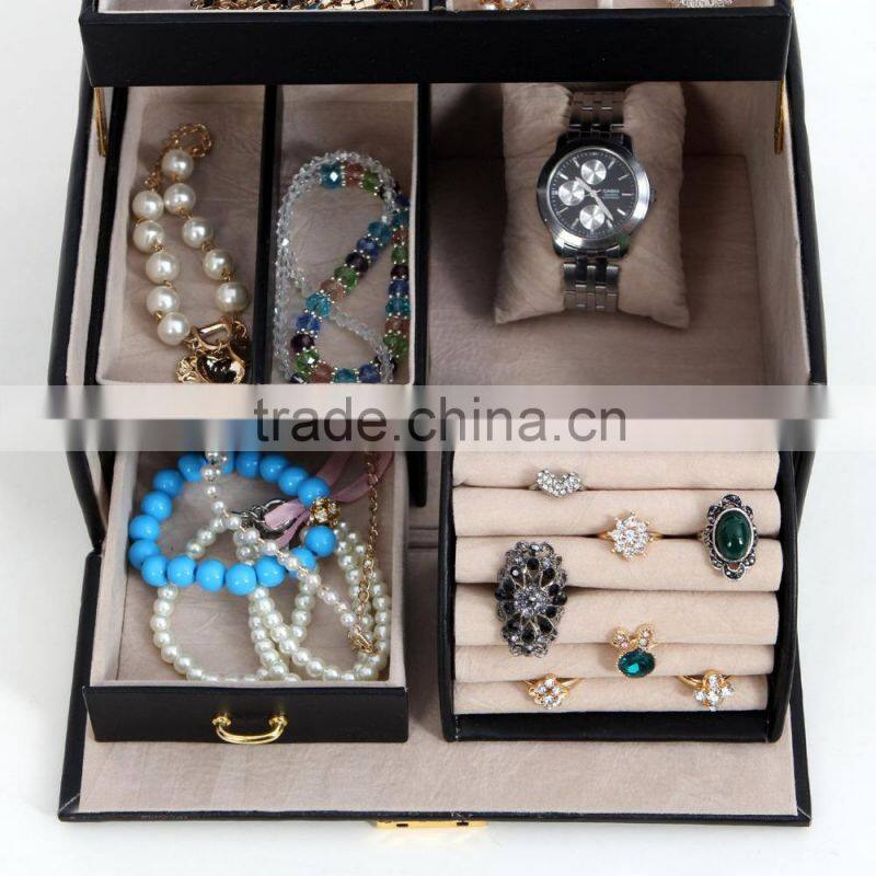 unique cosmetic jewelry box with high quality material