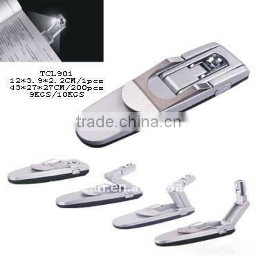 robotic book light, foldable led reading light