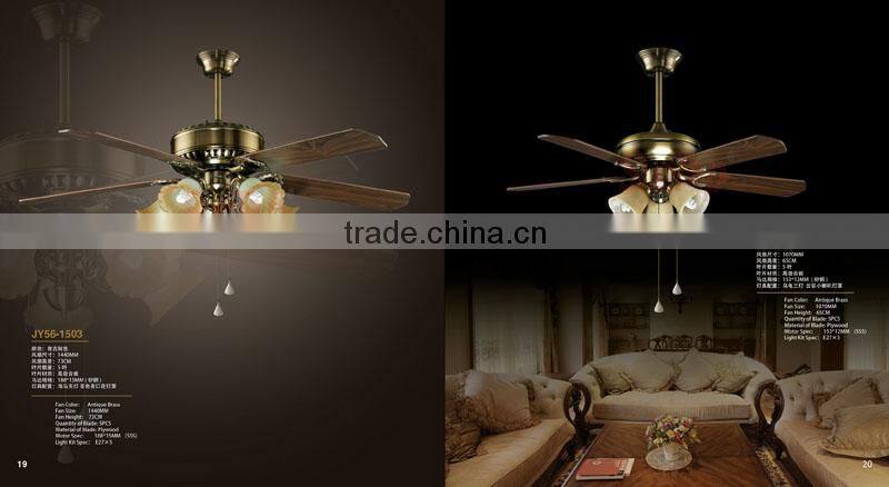 2014 new modern 42" ceiling fan with light JY42-1303