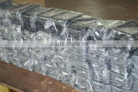 Sewing on Black ID Card Holder on the Cloth