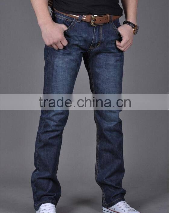european-styled denim jeans straight jeans men baggy jeans