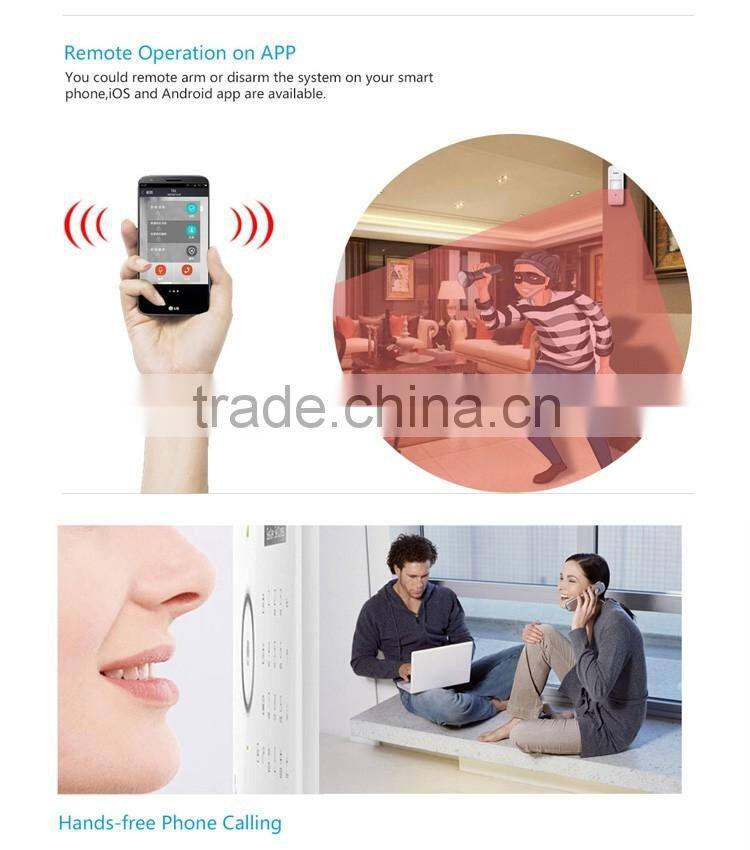 SSG T6L Talking Home Protection Security System GSM with SOS Button and Speaker