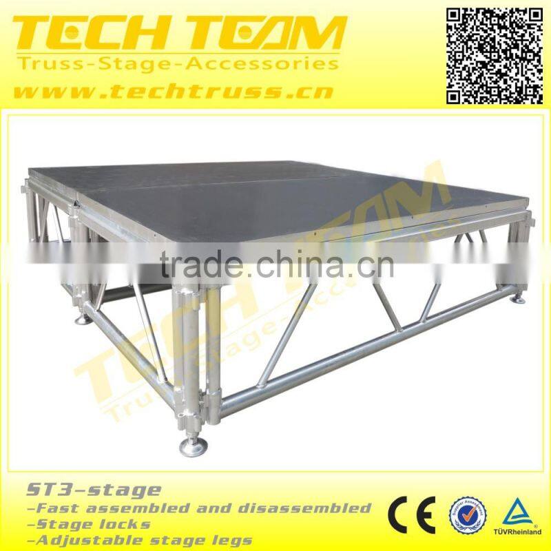 ST3-Stage Adjustable Wedding concert stage decoration
