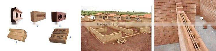 WANTE BRAND WT2-40 manual clay interlocking brick making machine with low price