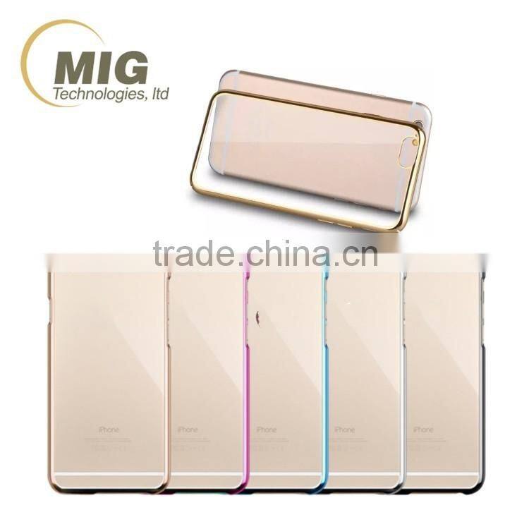 Hot sale Soft TPU Incoming Call LED Blink Transparent Back Case Cover for iphone 6/6s/6 plus