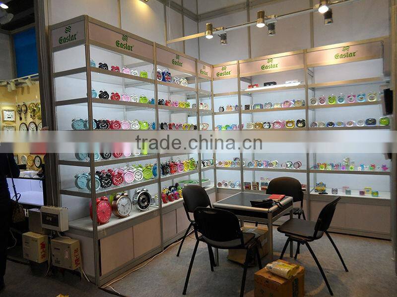 Plastic trapezoid snooze alarm clock , Desktop Clock, wake up light clock