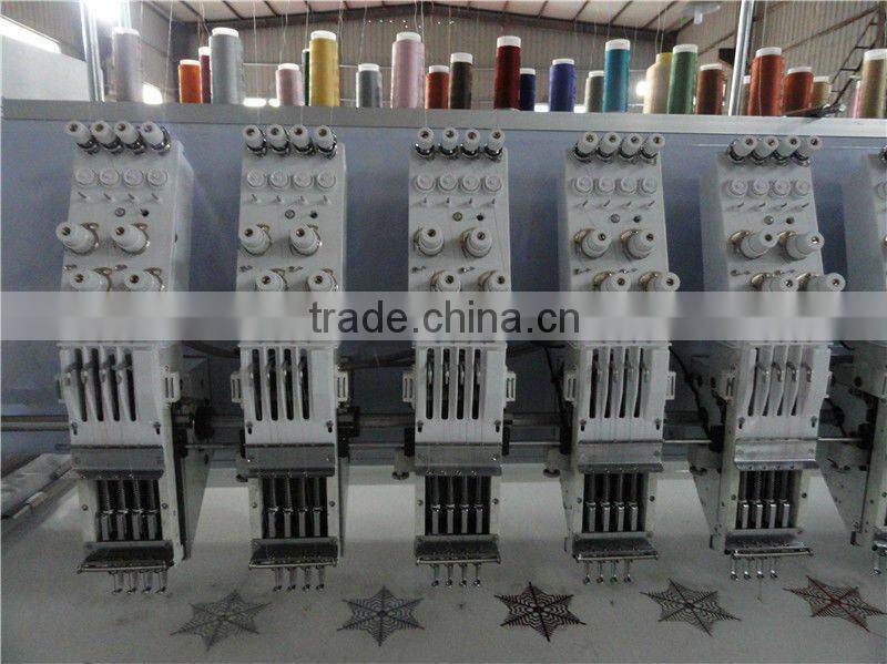 45 heads flat embroidery machine