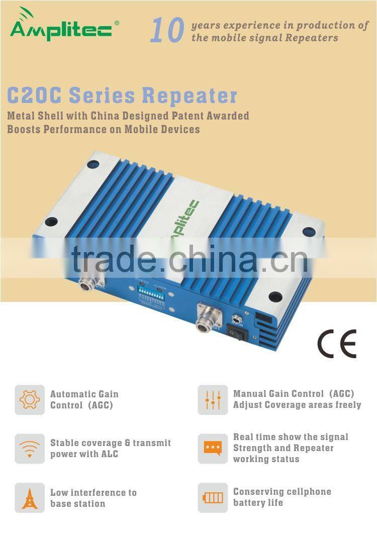 C20C Home Indoor Wireless 2G 3G 4G LTE RF Cellular Reception Booster Single and Dual Band phone signal Amplifier