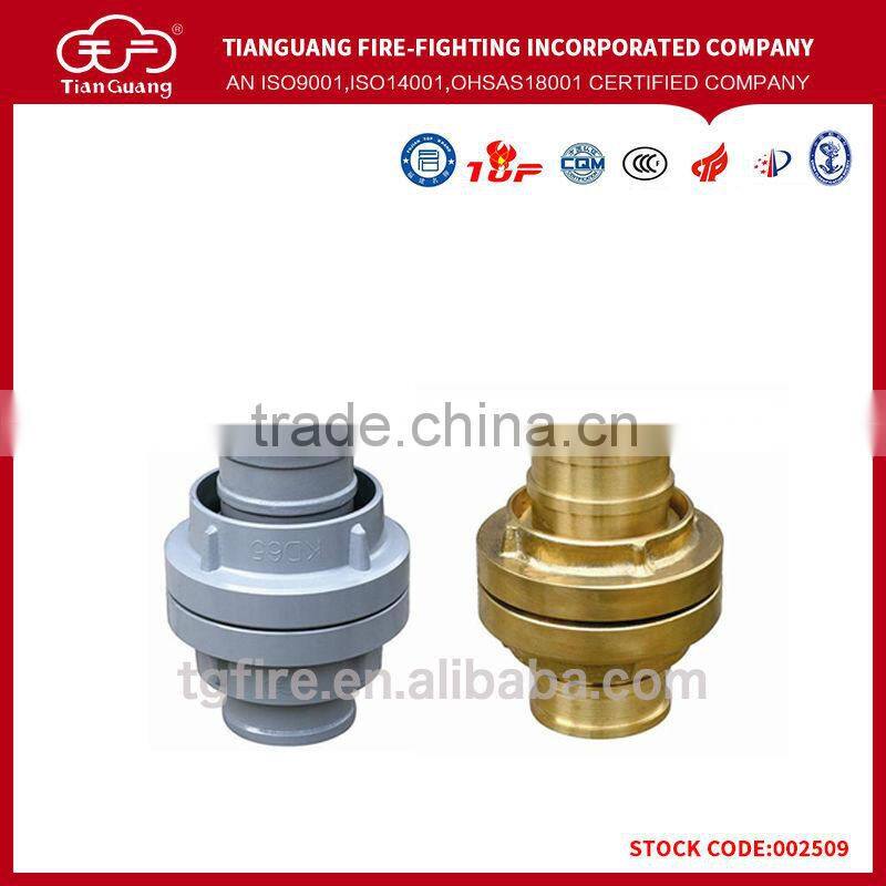 types of alu fire hose coupling fire coupling suplier