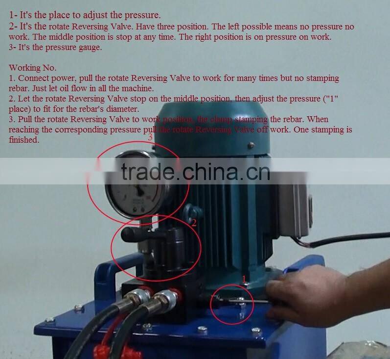OCEPO Rebar Pressing Machine/ Cold Stamping Rebar Machine ( could customize )