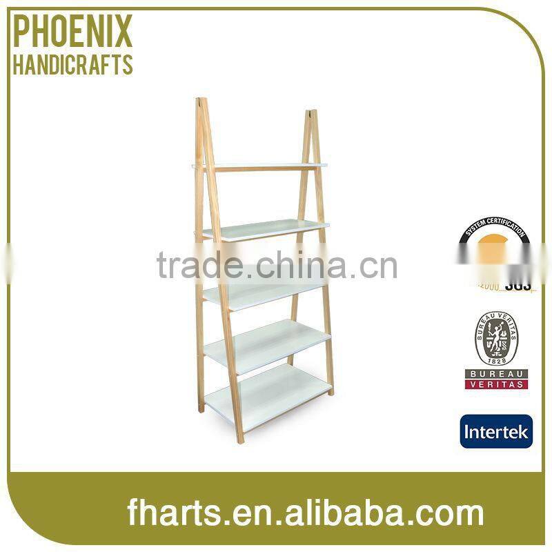 Custom Print Solid Wood Bookcase