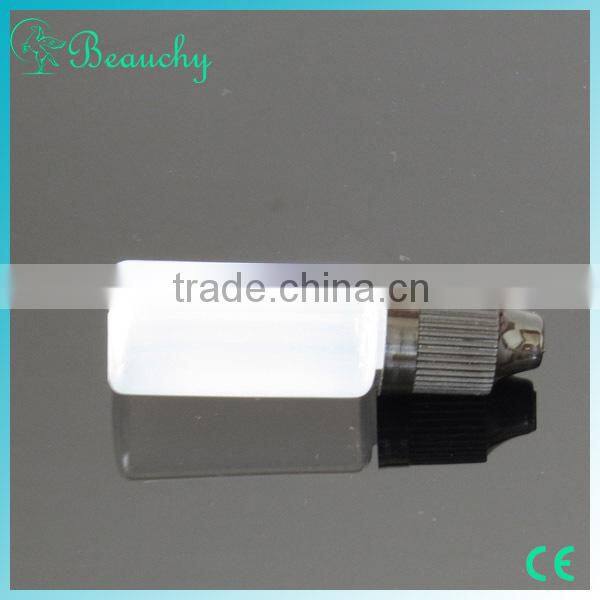 10ml frosting PET e liquid bottles with long thin tip and childproof tamperproof cap