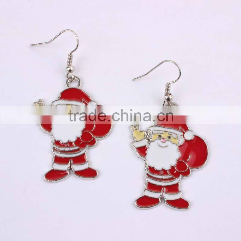 santa earring Christmas Gift santa claus wholesale earring 2015