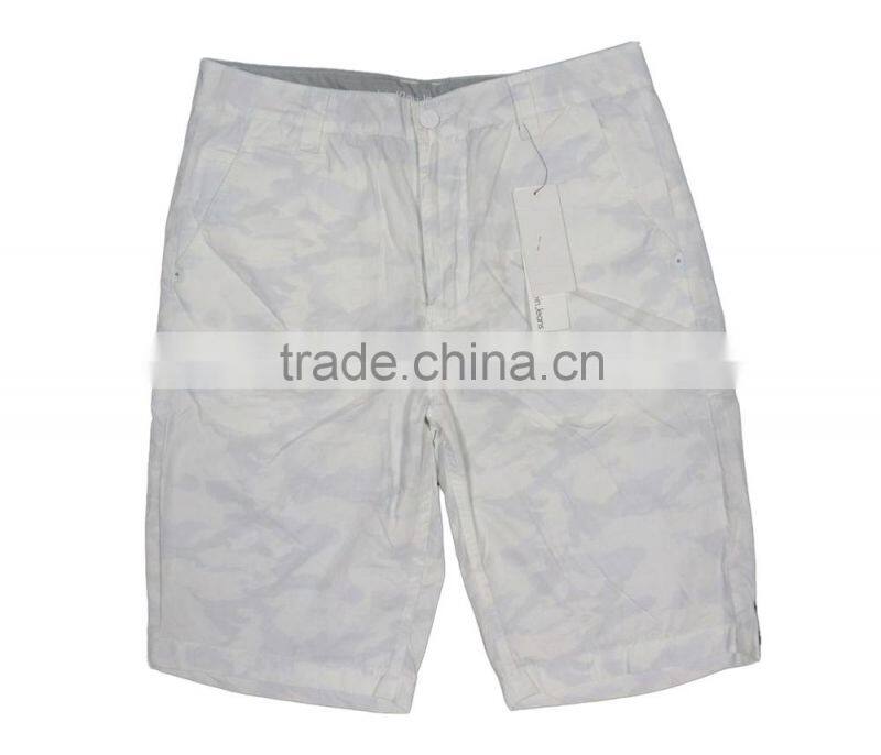 Army camouflage fatigue shorts