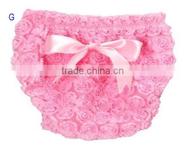 wholesale top selling cool minion fancy soft touch satin fashion style baby infant bloomer