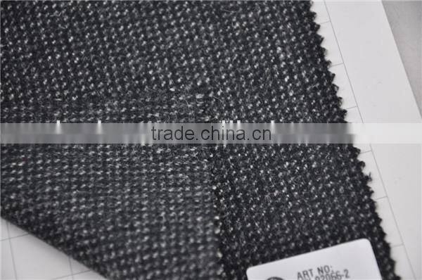 Wholesale high quality wool nylon woolen costume tweed fabric