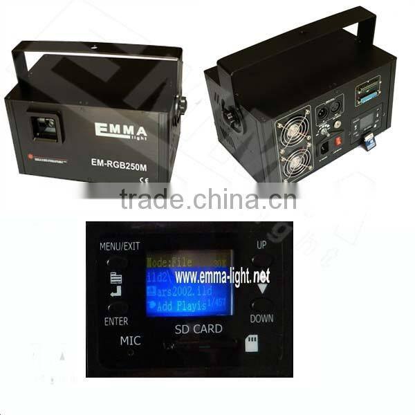 New 3w outdoor laser lighting green animation disco laser light stage laser light