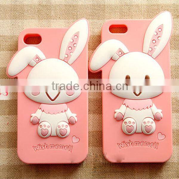 china manufacture mobile phone silicon case for 4S/5S,silicone phone case,animal silicone phone case