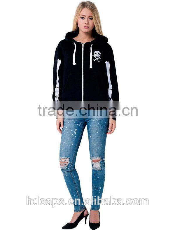 Womens Fashion Hoodie Crop Top Plain
