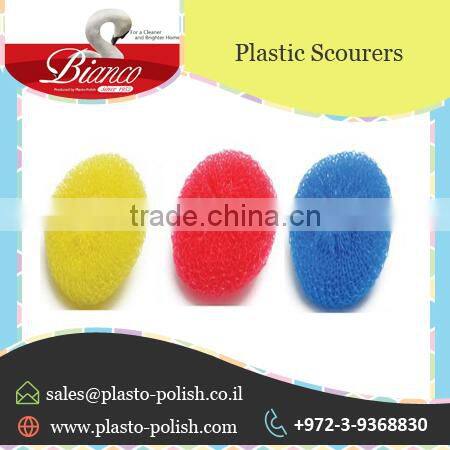 Customized Weight and Private Labelled Plastic Scourers Manufacturer from Israel