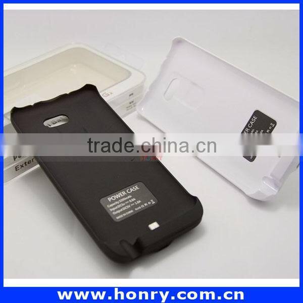 High quality battery case for lg g2, power battery charger case