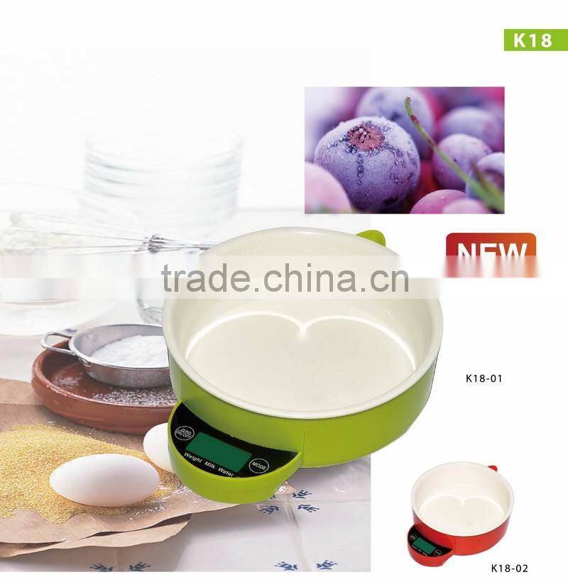 High Precision Electronic 5kg/1g Kitchen Scale with Weighed Accurately