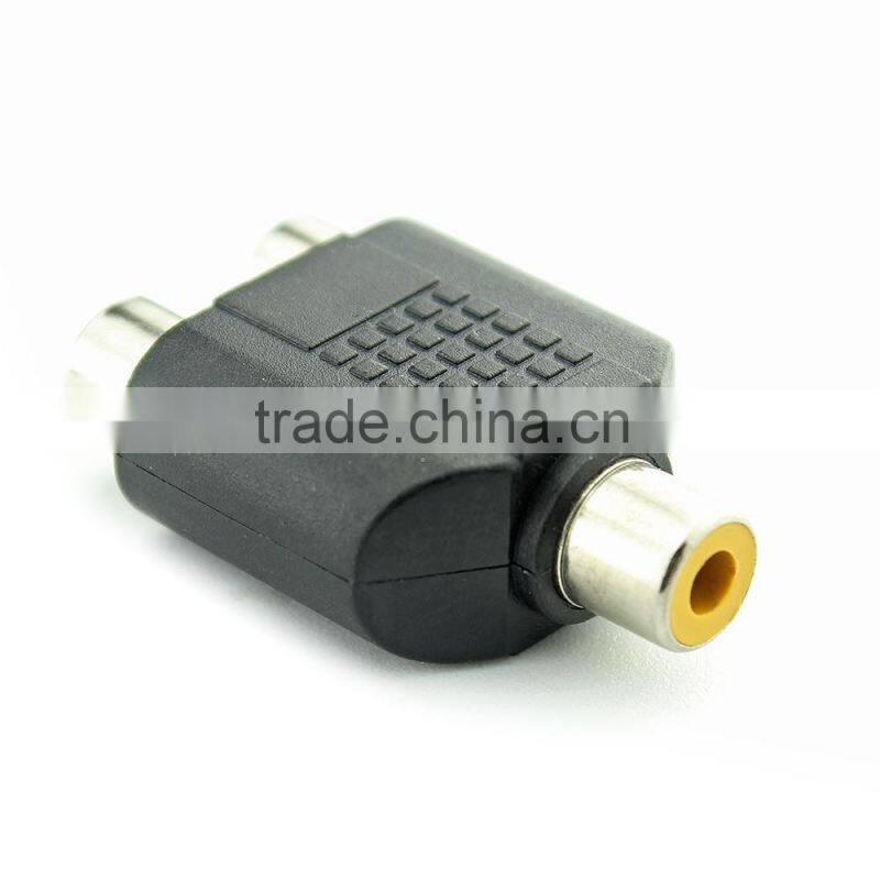 3. 5mm Stereo Jack (Female) to 2 RCA Jack (Female) Splitter Adaptor