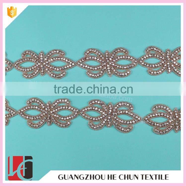 HC-3326 HC-3326 Hechun Wedding Decoration Wholesale Diamond Rhinestone Strip for Bride