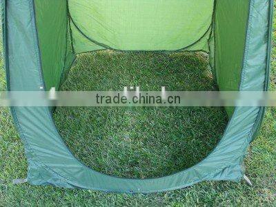 Green privacy shelter pop up change room dressing shower tent with bag