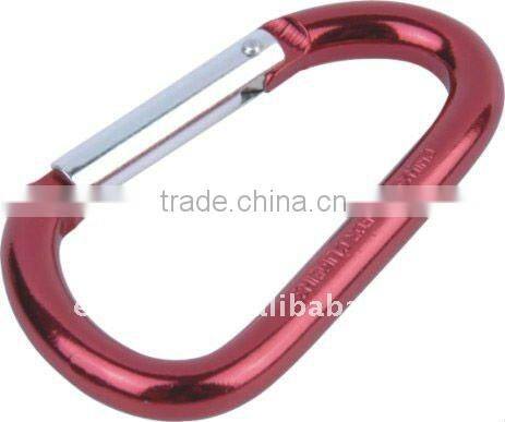 EVA Aluminum Alloy Metal Bag Carabiner Hook With Strap