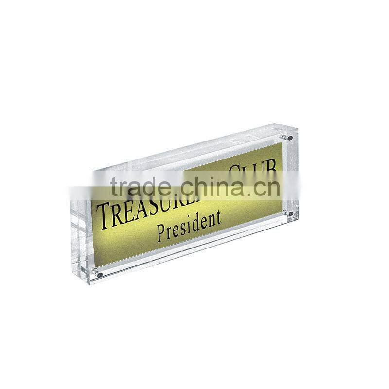 clear plexiglass block picture Frame, PMMA cube