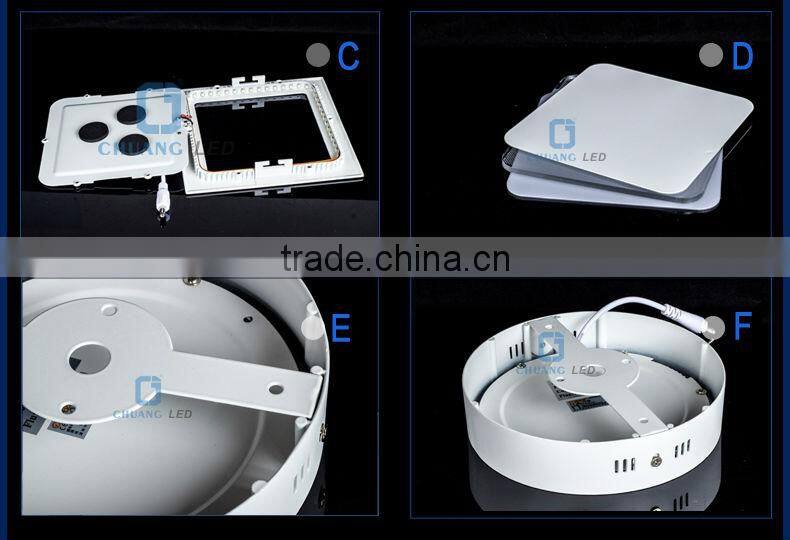 2014 new 12w high quality d170mm round Led panel lights surface mounted