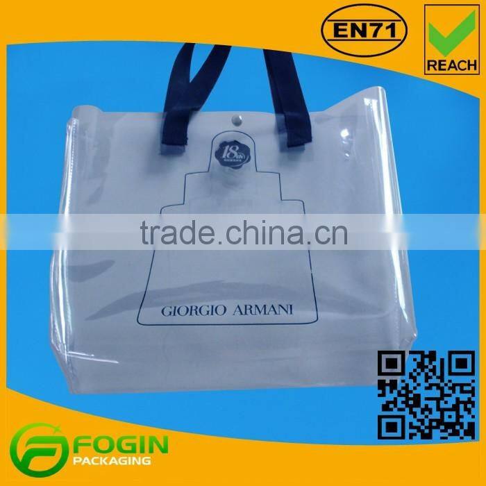 ziplock pvc beach bag with handle