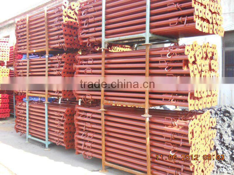 painted used in construction/scaffolding shoring post props jack and pull push scaffolding props