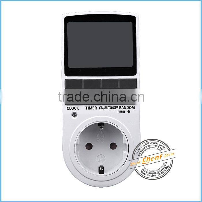 Newest Design 230V Digital 24h Timer Switch EU CF-TSEU