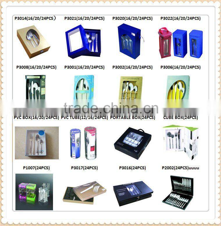 Stainless steel 24 pcs cutlery set