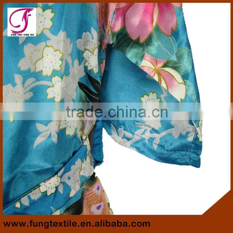 2305 Wholesales Children 13 Colors 7 Size Silk Satin Robe