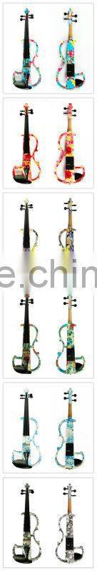 The 2013 new beautiful fashion colorful electric voilin SVE500