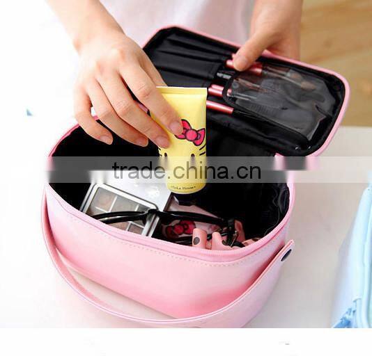 Lovely barbie hand receive package and doll cosmetic bag